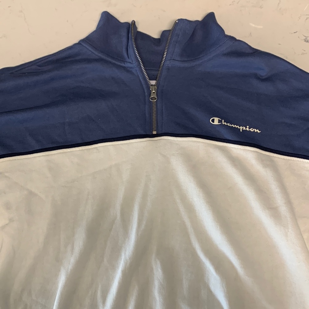 1/4 zip sweatshirt. Champion brand size. XL.